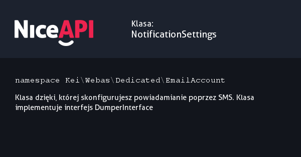 Klasa NotificationSettings &middot; NiceAPI dla PHP 5.6